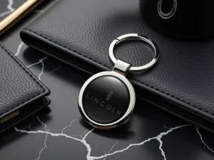 Lincoln Cute Key Ring Stylish Glossy Alloy Metal